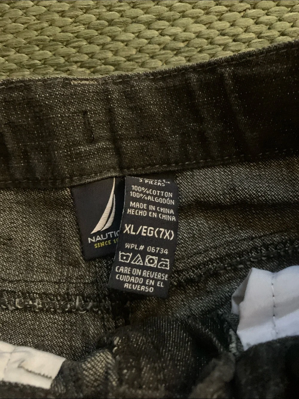 Nautica Kids Straight-Leg Jeans in Dark Charcoal